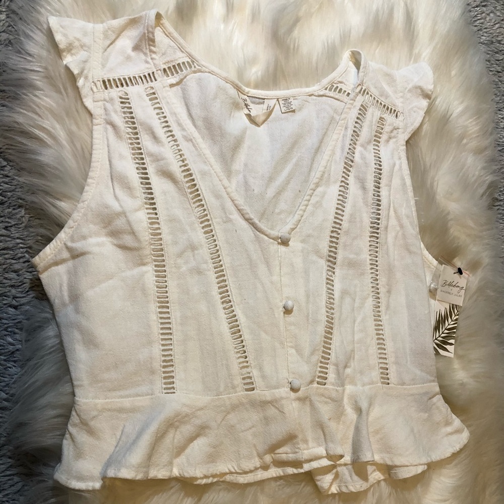 NWT Billabong x Sincerely Jules Blouse